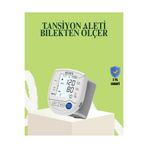 Terrien Bilekten Dijital Tansiyon Aleti Hem Pilli Hem Şarjlı Hafızalı