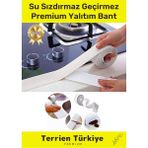 Terrien Duş Pvc Lavabo Küvet Tezgah Kenar Banyo Mutfak Pencere 1,5 mt Su Sızdırmaz Geçirmez Yalıtım Bant - 001-Renkli - 1 Adet