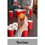 Terrien #PlastikBardak Eğlenceli Özel Gün Beer Pong Renkli Büyük 12 Karton Bira Kupası 12 Toplu Oyun Bardağı