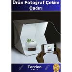 Terrien Smart Seri Yeni Üretim Beyaz Led Işıklı Katlanır Manyetik Devre Yapılı Stüdyo Kutusu Panel