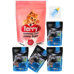 Terry Anne-Yavru Kedi Sütü Tozu 200 gr, Biberon, 4-Somonlu-Punch