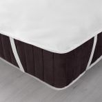 Terry Pamuklu Sıvı Su Geçirmez Köşe Lastikli Ped Tek Çift Kişilik Çocuk Yatak Koruyucu Sessiz Alez - Beyaz - 180 x 200 cm