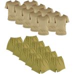 Tertip Store Asker Fanila ve Boxer Takımı 10'ar Adet - 2XL - Yeşil