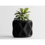 Tervielle Dekoratif Saksı - Beyaz Modern Modern Bitki Saksısı 20 cm - 240x250x200mm