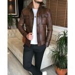 Terzi Adem %100 Orjinal Kuzu Deri Mont Ceket Taba T6319