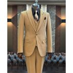 Terzi Adem Altun Italyan Stil Ceket Yelek Pantolon Takım Elbise Vizon T12006 - 50