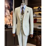 Terzi Adem Altun İtalyan stil ceket yelek pantolon takım elbise yeşil T12527
