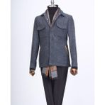 Terzi Adem Altun İtalyan stil slim fit spor mont erkek antrasit T13523 - 58