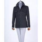 Terzi Adem Altun İtalyan stil slim fit spor mont erkek siyah T13477 - 50