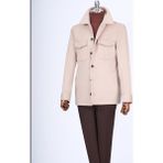 Terzi Adem Altun İtalyan stil slim fit spor mont erkek vizon T13476 - 54