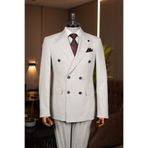Terzi Ayhan Classics Kruvaze Çizgili Takım Elbise –SlimFit 1 beden büyük tercih ediniz.