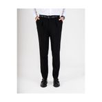 TerziAdemAltun İtalyan stil slim fit erkek kumaş pantolon siyah T20038-01