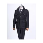 TerziAdemAltun İtalyan stil slim fit kaşe spor mont erkek siyah T13549