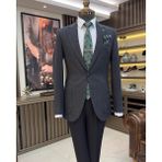 Terziademaltun Italyan Stil Slim Fit Mono Yaka Kaşe Erkek Ceket Yeşil T10923 - 48