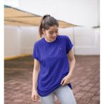 Terzili Giyin Sevimli Karakter Baskılı Kadın Tişört – Minimalist Çizim ile Özgün Stil - Lacivert - 2XL