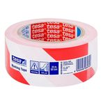 Tesa 60760-00092-15 33 m 50 mm Kırmızı Beyaz Yer İşaretleme İkaz Bandı