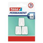 Tesa 66606 3'lü Paket Kendinden Yapışkanlı Dikdörtgen Plastik Askı
