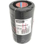 Tesa Bez Bant Tüylü 19MMX15MT 8'li Paket Yanmaz Kumaş Elektrik Kablo Sarma Bantı Tesa® Orijinal Ürün - Siyah