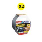 Tesa extra Power Universal Duct Bant, 10mx50mm, Gri X2 Adet