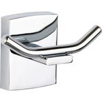 Tesa klaam duvar kancası (çift kanca) (yapışkan çözücü, krom kaplama, paslanmaz, 61 mm x 96 mm x 47 mm)