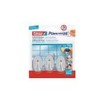 Tesa Powerstrips Küçük Oval Krom İz Bırakmadan Sökülebilir Askı
