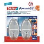Tesa Yapıştırılabilir Oval Krom Banyo Askı
