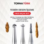 Tesbih Desen Işleme Freze Bıçak Seti - Standart
