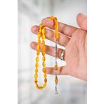 Tesbih Kenti Arpa Tane Parçacıklı Model Toz Kehribar Tesbih