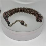 Tesbih TSBH0222BC 925 Ayar Gümüş Püsküllü Gümüş-Mercan İşlemeli Beyzi Kesim Usta El İşçilikli Erzurum Oltu Tesbih