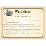 Tesbihane Kararmaz Metal Püsküllü Küre Kesim Kuvars Doğaltaş Kahverengi Tesbih