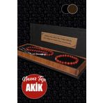 TESBİHCİBABA Erkek Hediyelik 'nefesim Olan Adam ''doğal Taş Tesbih Ve Bileklik Seti