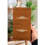 Tesbihkenti 3'lü Menteşeli Ahşap Tesbih Bileklik Kutusu