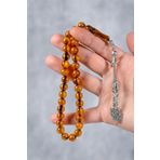 Tesbihkenti Küre Tane Toz Kehribar Tesbih