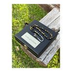 TESBİHSARAYI ALTINLI TESBİH-HARF KOMBİNLİ- ALTIN PARÇACIKLI - GOLDEN ROSARY-DIŞINA İSİM YAZILABİLİR KARE KUTULU