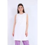 Tesettür Diyarı Sıfır Yaka Kolsuz Içlik- Beyaz - 2XL