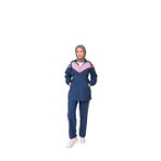 Tesettür Spor Takım, Fermuarlı Eşofman, Chevron Desenli, Tesettür Eşofman Takımı Fermuarlı Alt Üst Eşofman Takımı (Lacivert, L/XL)