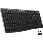 TEŞHİR-Logitech K270 Tam Boyutlu Kablosuz Türkçe Klavye - Siyah