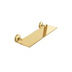 tesitay Banyo Lavabo Etejeri Cam Gold Renk