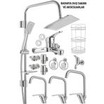 tesitay Banyo Lavabo Mutfak Bataryası Aksesuarlar ve Robot Duş Seti Musluk Armatür Siyah, Krom, Beyaz, Gold