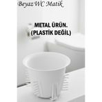 tesitay Beyaz Renk WC Matik Alaturka Tuvaletler İçin
