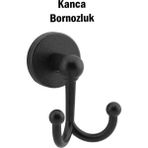 Tesitay Kanca Ikili Bornozluk Siyah Renk