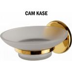 Tesitay Sabunluk Cam Kaseli Gold Renk - Altın