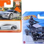 Tesla Hot Wheels Tesla Cyberquad & Matchbox Tesla Roadster (1/64)