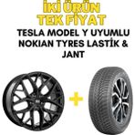 Tesla Model Y Uyumlu 255/40R20 Kış Lastiği 4 Adet YILI:2024 + Km 3420 20" Jant 4 Adet