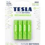 Tesla Rechargeable Aaa 1.2V 800 Mah Şarj Edilebilir Pil 4’lü | Ni-Mh, 1000+ Şarj Döngüsü