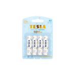 Tesla Toys Boy AA Alkalin Kalem Pil 1.5V LR6/MN1500 Alkalin 4'lü Pk.– Çocuk Oyuncaklarına Özel, Uzun Ömürlü