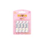 Tesla Toys Girl AAA İnce Kalem Pil | 1.5V LR03 MN2400 Alkalin 4’lü Paket – Çocuk Oyuncaklarına Özel - 4'lü