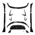 Tesla y model body kit aero kit pianoblack