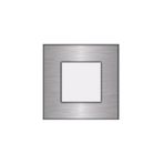 Teslamix Koridor Basamak Merdiven Sensörsüz Kare Spot Lamba Aydınlatma Metalik Gri Kasa 8cm X 8cm (gün Işığı)