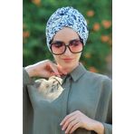 tessetür Bone diyarı Desenli Çapraz Bone Çilek Etnik Desen